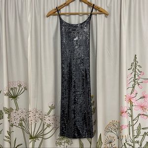 Vintage Y2K Velvet Disco Mirrorball Dress
